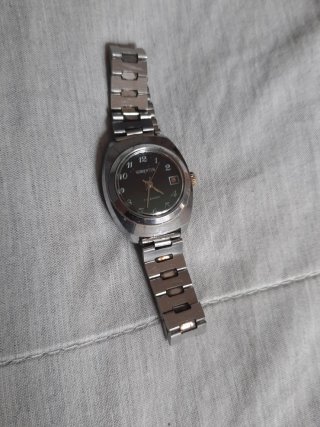 Reloj SORIENTER Plata y Verde outomtico