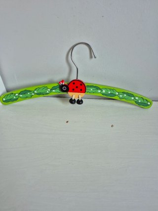Lote 5 Perchas Infantiles Animales Madera