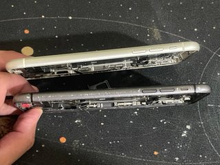 2x Caracasas de iPhone 11 Blanco y negro