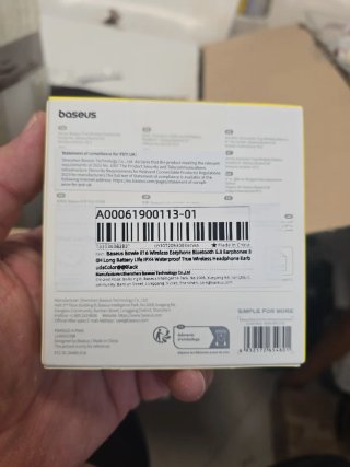 Baseus Bowie E16 Auriculares Inalámbricos Negros