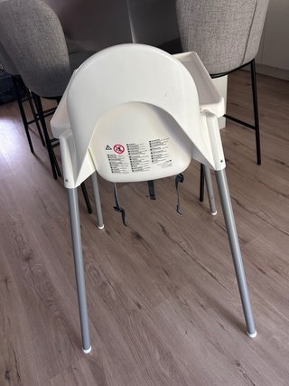 Trona ikea blanca