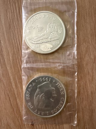 Moneda Plata 2000 Pesetas Goya 1746-1996