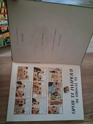 1 edición 1960 Tintín El tesoro de Rackham el rojo