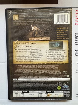 DVD El Señor de los Anillos: La Comunidad de los a