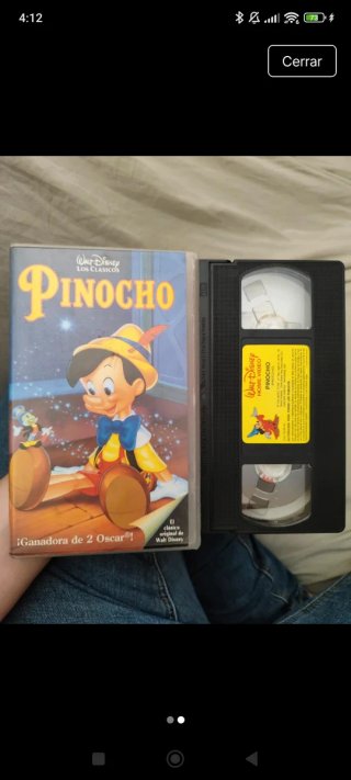VHS Pinocho Walt Disney Los Clásicos
