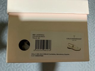Sandalias Lola Casademunt Blancas Talla 38
