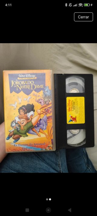 El Jorobado de Notre Dame VHS Disney Clásicos