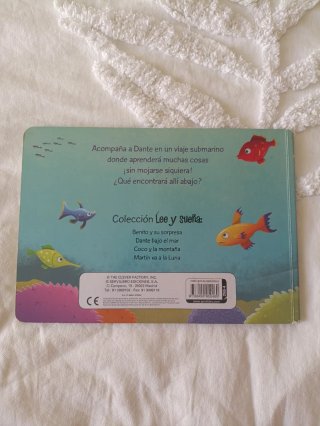 Libro para niño / bebe, Dante Bajo el Mar