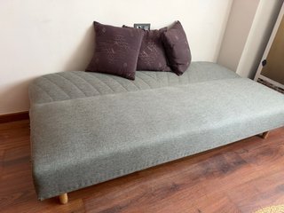 Sofá Cama Gris Tela