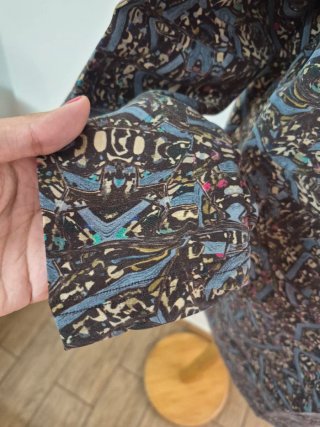 Abito Viola Parrocchetti donna taglia 48 seta