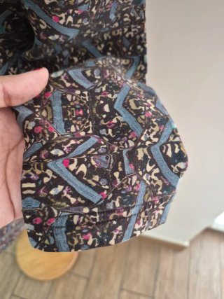 Abito Viola Parrocchetti donna taglia 48 seta