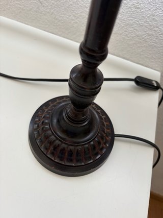 2 Lampade da Tavolo Borgia Conti Marrone