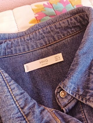 Camisa Vaquera Mango Mujer