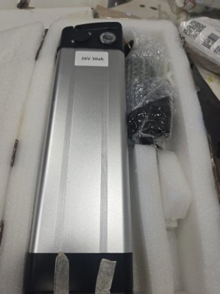 Batería Bicicleta Eléctrica ZHIKAN Plata 36V 30ah