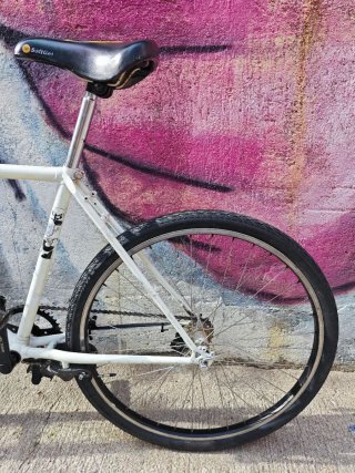 Bicicleta de ciudad single speed. Cuadro japones.