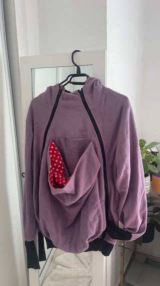 Sudadera portabebés con capucha