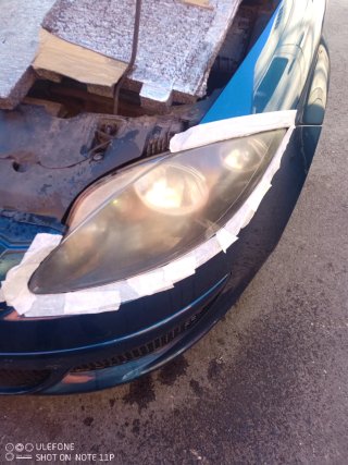 Pulido de faros con polímero líquido