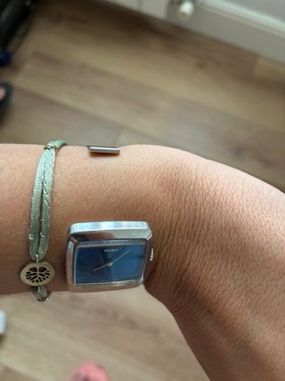 Reloj Seiko Vintage Azul - No Funciona