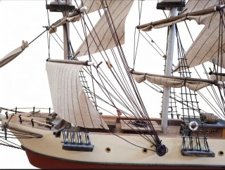 Maqueta Barco Madera Siglo XIX