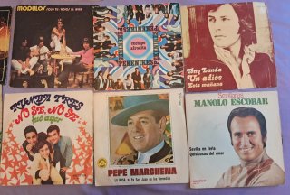 Lote Vinilos 45 RPM Antiguos
