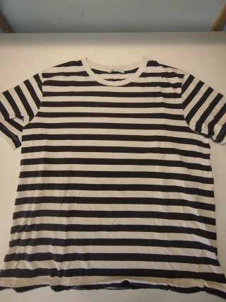 Camiseta Zara Rayas Hombre Talla L