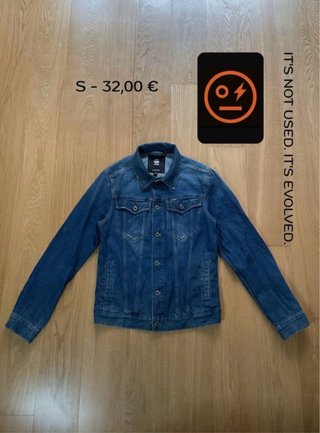 Cazadora vaquera de hombre de G-Star Raw (S)