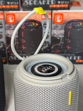 Altavoz Bluetooth 5.3 10W Heavy Bass RGB TWS Nuevo