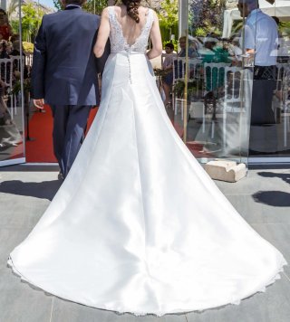 Vestido de Novia Encaje Blanco