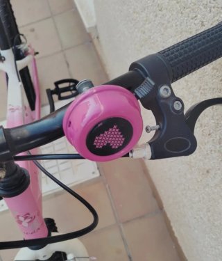 Bicicleta infantil rosa sin marchas
