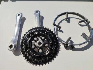 Bielas Shimano Alivio y Pedales