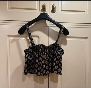 Top corto tirantes estampado floral