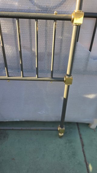 2 cabeceros hierro macizo y metal