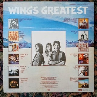 Collezione completa di 9 LP dei Wings