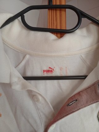 Polo antiguo AEK F.C. Puma blanco