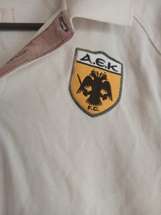 Polo antiguo AEK F.C. Puma blanco