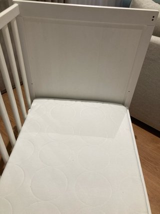 Cuna IKEA Sundvik Blanca + Colchón JAttertrof