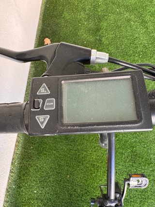 Bicicleta Eléctrica Plegable Negra