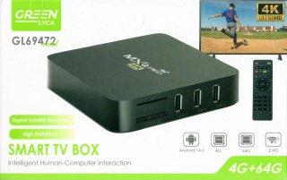GREEN LYCA Smart TV Box 4K Ultra HD
