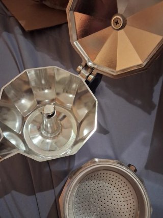 Cafetera Italiana Cecotec Plata