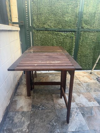 URGE!Mesa de patio de madera plegable Ikea