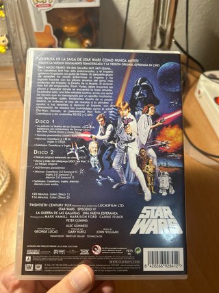 Star Wars IV DVD Edición Limitada