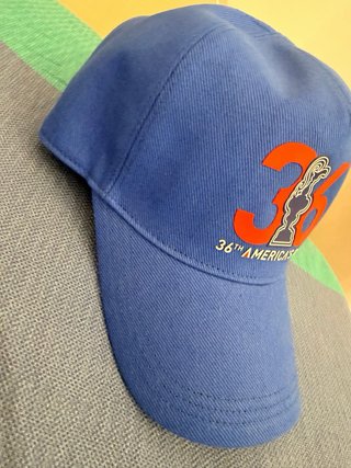 Cappello America's Cup 36 Blu/Rosso