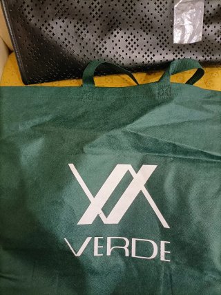 Borsa shopper nera traforata