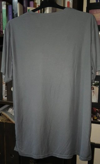 Camiseta deportiva RUN gris talla 4XL
