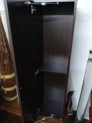 Armario columna estrecho puerta wengue