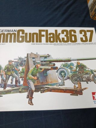 Maqueta Tamiya 88mm Gun Flak36 37