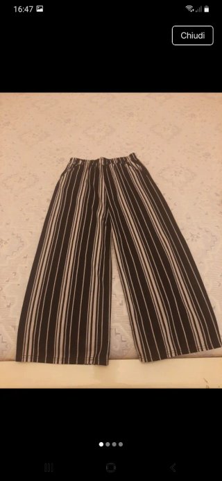 Pantaloni donna a righe