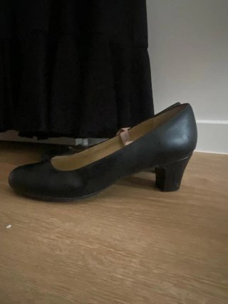 Zapatos de baile flamenco negros