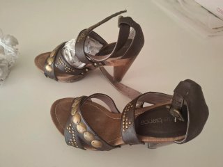 Sandalias Rosa Blanca Talla 38