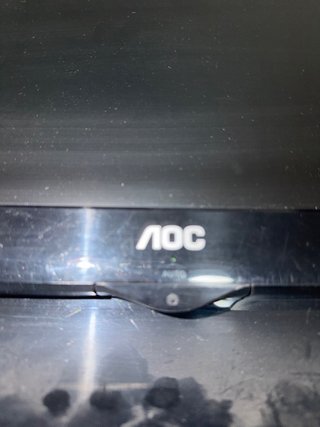 Pantalla AOC LCD Negra
